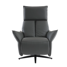 Load image into Gallery viewer, Savannah Electric Swivel Recliner - Thunder Leather

