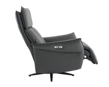 Load image into Gallery viewer, Savannah Electric Swivel Recliner - Thunder Leather
