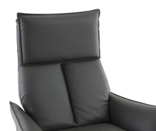 Load image into Gallery viewer, Savannah Electric Swivel Recliner - Thunder Leather
