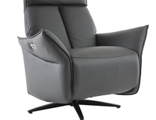 Load image into Gallery viewer, Savannah Electric Swivel Recliner - Thunder Leather
