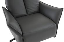 Load image into Gallery viewer, Savannah Electric Swivel Recliner - Thunder Leather
