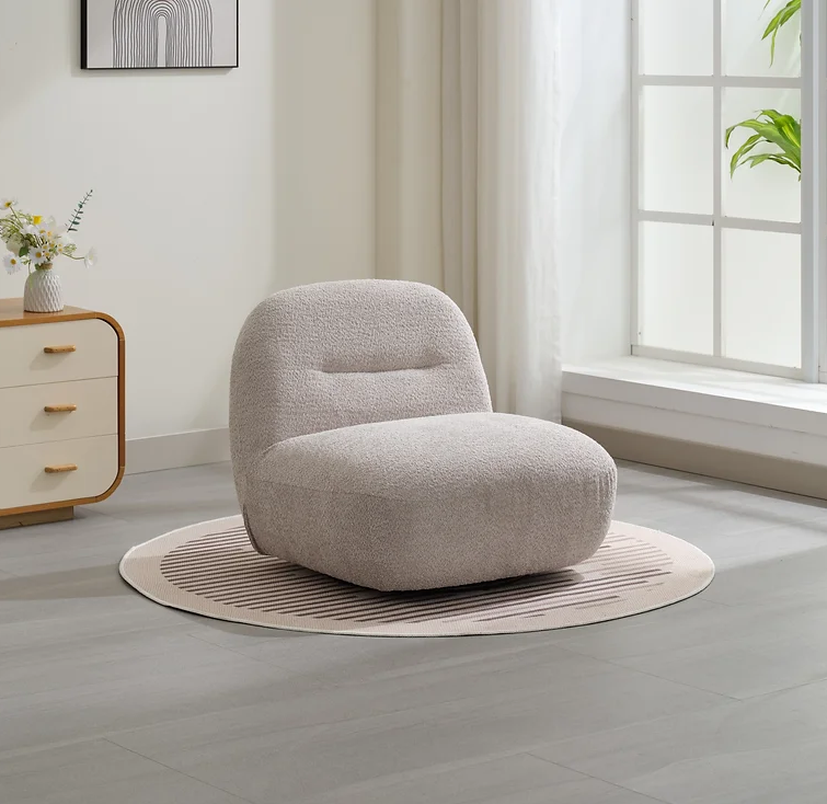 Luna Swivel Chair - Oyster