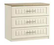 Load image into Gallery viewer, *SPRING CLEARANCE* Portofino Cream 3 Drawer Midi Chest
