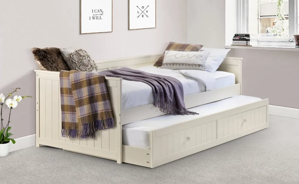 Jessica Day Bed and Underbed - White