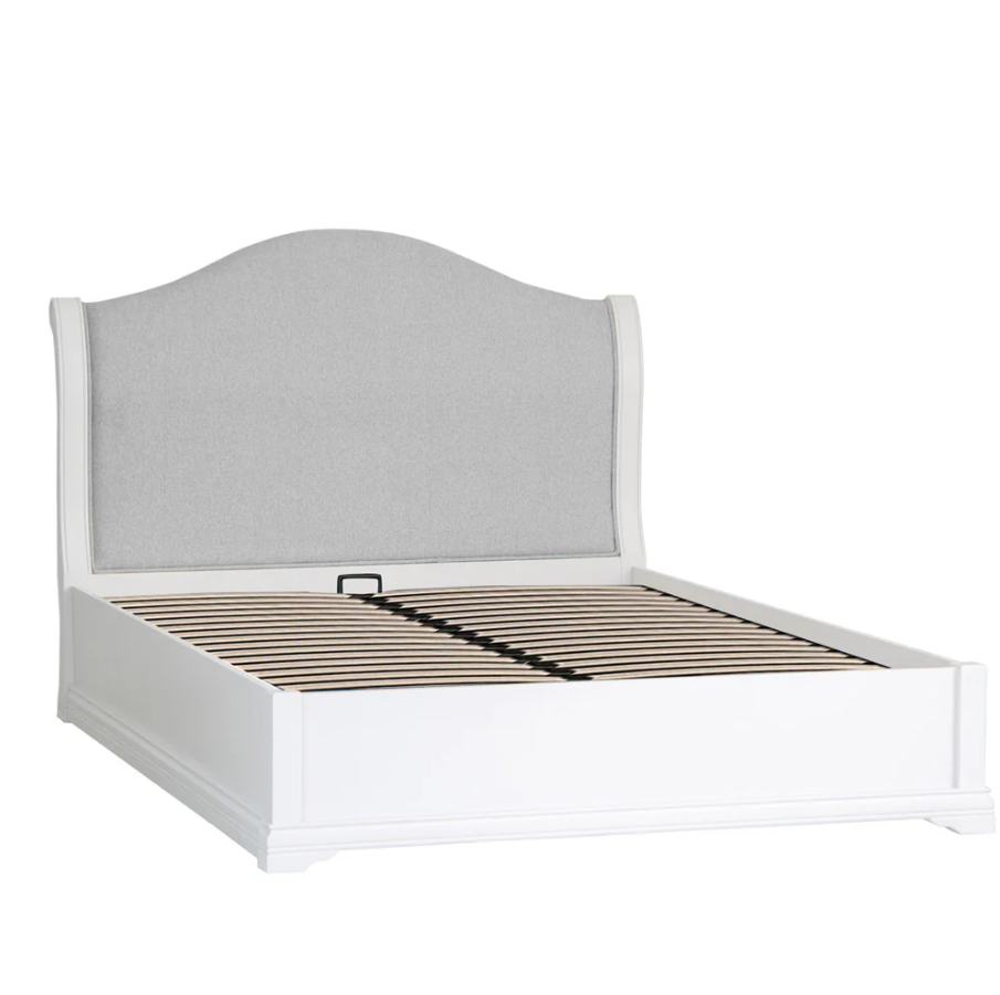 SB Electric Ottoman Bed Collection - Soft White