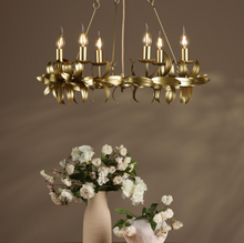 Load image into Gallery viewer, Nadria 6 Light Pendant - Satin Gold
