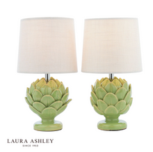 Load image into Gallery viewer, Laura Ashley - Artichoke Table Lamp Pair - Green
