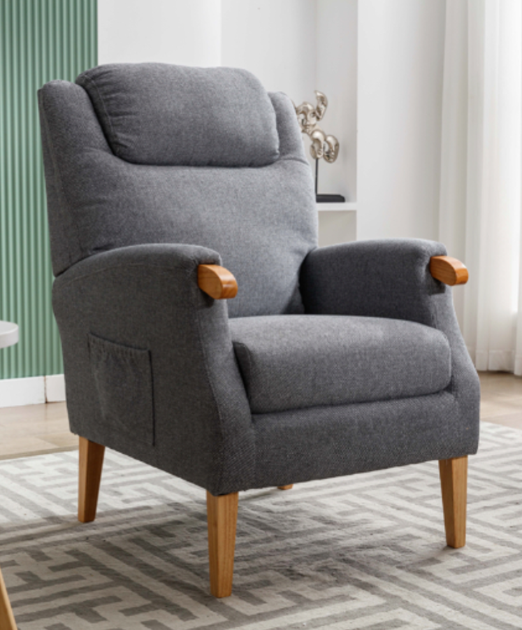 Lisbon Fireside Chair - Grey