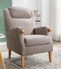 Load image into Gallery viewer, Lisbon Fireside Chair - Taupe
