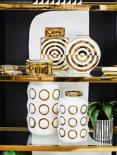 Load image into Gallery viewer, Curva Gold Vase Collection

