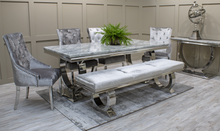 Load image into Gallery viewer, Arianna Dining Bench 1800 - Pewter
