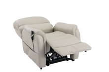 Load image into Gallery viewer, Normandy Riser/Recliner - Cream Leather
