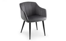 Load image into Gallery viewer, Hobart Scalloped Dining Chair - Grey
