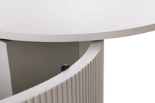 Load image into Gallery viewer, Zadie Round Storage Coffee Table - Stone
