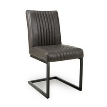 Load image into Gallery viewer, Archer Dining Chair Collection - Grey Leather Effect
