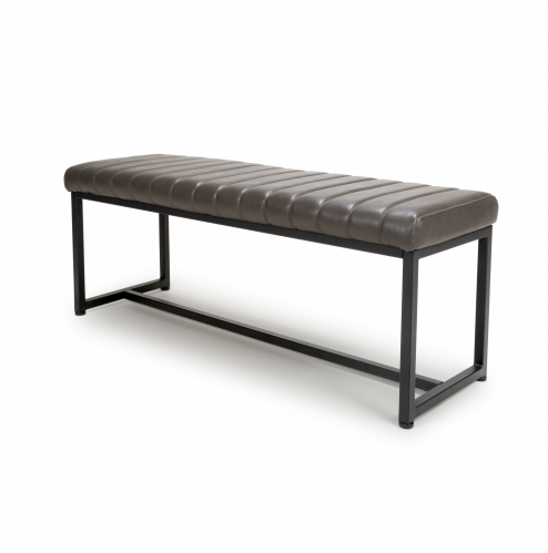 Archer Dining Chair Collection - Grey Leather Effect