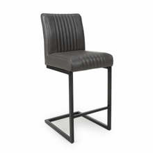 Load image into Gallery viewer, Archer Dining Chair Collection - Grey Leather Effect
