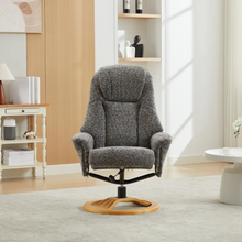 Load image into Gallery viewer, Aruba Swivel Recliner &amp; Footstool - Muscari
