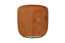 Load image into Gallery viewer, Edie Swivel Accent Chair - Rust
