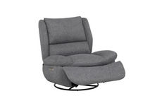Load image into Gallery viewer, Freddy Electric Reclining Swivel Glider Chair - Grey
