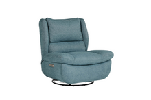 Load image into Gallery viewer, Freddy Electric Reclining Swivel Glider Chair - Marine
