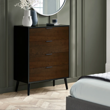 Load image into Gallery viewer, Alba Bedroom Collection - Walnut/Black

