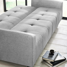 Load image into Gallery viewer, Alfie 3 Seater Storage Sofabed - Grey Linen
