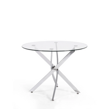 Load image into Gallery viewer, Anderson Round Glass Dining Table
