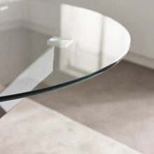 Load image into Gallery viewer, Anderson Round Glass Dining Table
