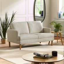 Load image into Gallery viewer, Daisy Compact 2 Seater Sofa - Pearl Barley
