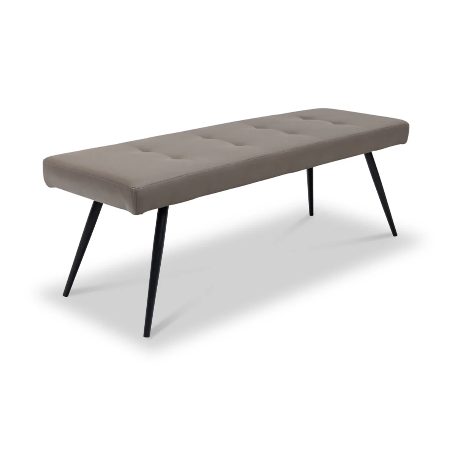 Ava Dining Bench - Taupe PU