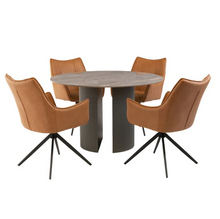 Load image into Gallery viewer, Bossini Dining Table - Grey Stone
