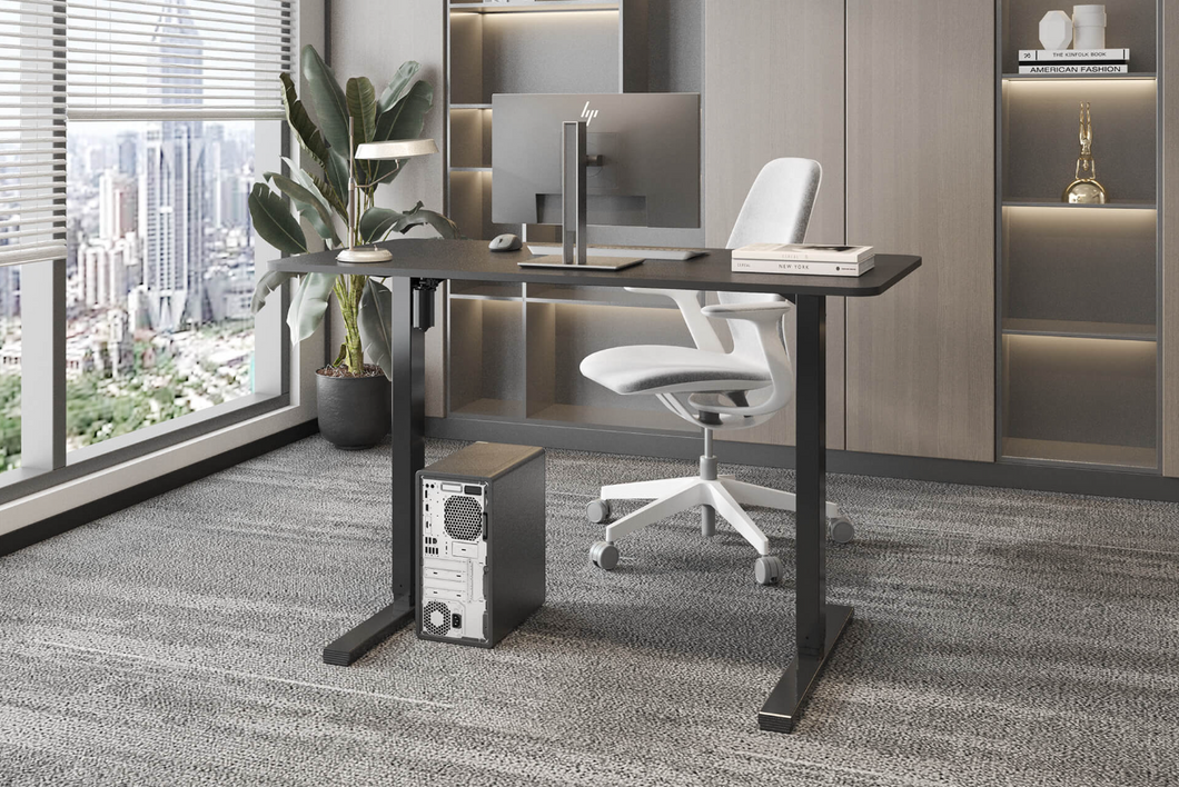Dax Sit and Stand Desk - Black