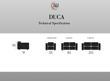 Load image into Gallery viewer, Duca Upholstery Collection - Navy

