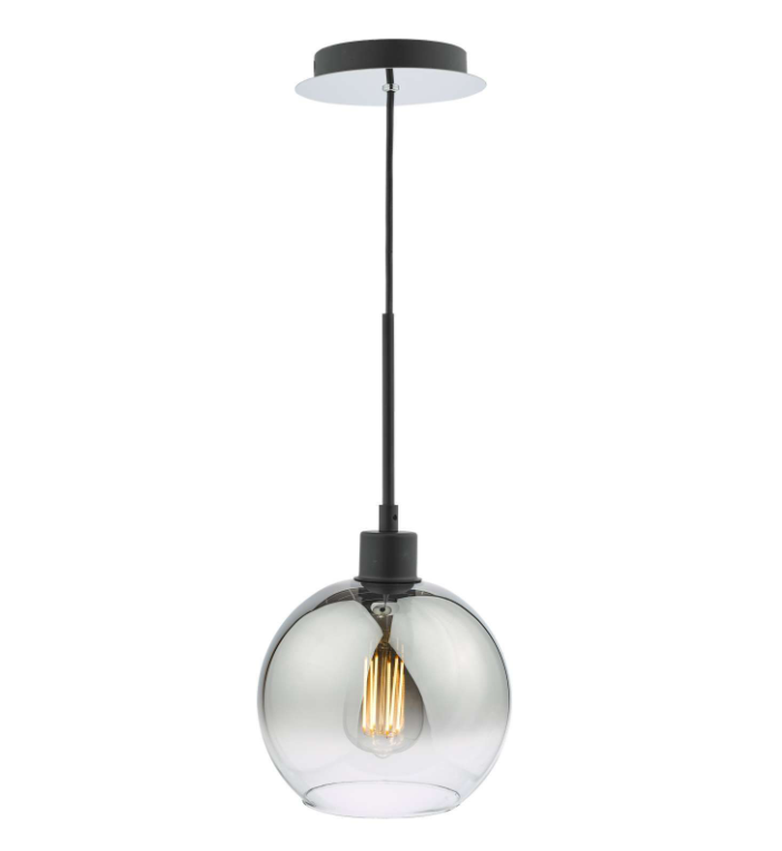 Lycia Lighting Collection - Matt Black and Smoked Ombre