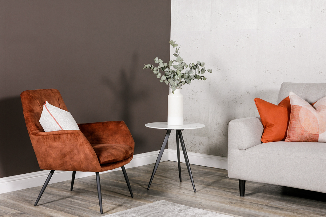 Flynn Accent Chair - Rust
