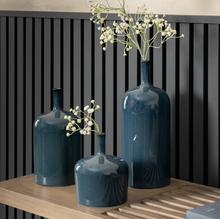 Load image into Gallery viewer, Vormark Ornamental Vases (Set of 3) - Blue *IN STOCK*
