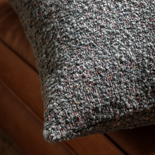 Load image into Gallery viewer, Boucle Knife Edge Cushion - Charcoal *IN STOCK*
