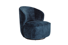 Load image into Gallery viewer, Edie Swivel Accent Chair - Blue
