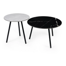 Load image into Gallery viewer, Casper Nest of Tables - Grey/Black
