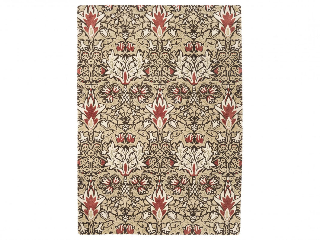 Morris & Co. Rugs - Snakeshead Chocolate Spice