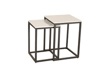 Load image into Gallery viewer, Tyler Occasional Tables - White/Gold
