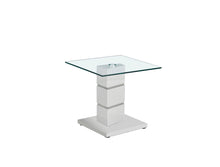 Load image into Gallery viewer, Village Occasional Tables - Grey High Gloss/Clear Glass
