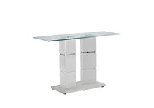 Load image into Gallery viewer, Village Occasional Tables - Grey High Gloss/Clear Glass
