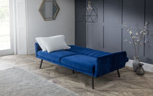 Load image into Gallery viewer, Afina Sofa Bed - Blue Velvet
