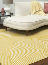 Load image into Gallery viewer, Muse Rug - Yellow Geometric MU18
