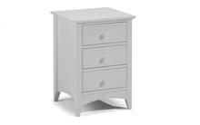 Load image into Gallery viewer, Cameo 3 Drawer Bedside - Dove Grey
