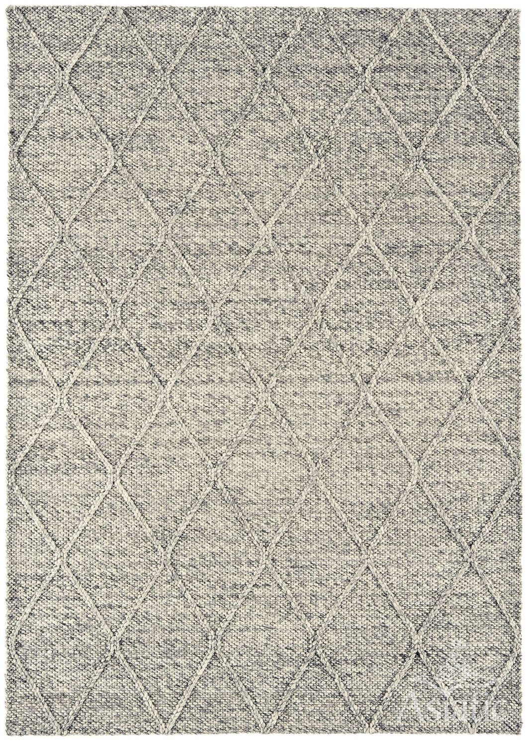 Katherine Carnaby Coast Diamond Rug - Grey Marl CD03