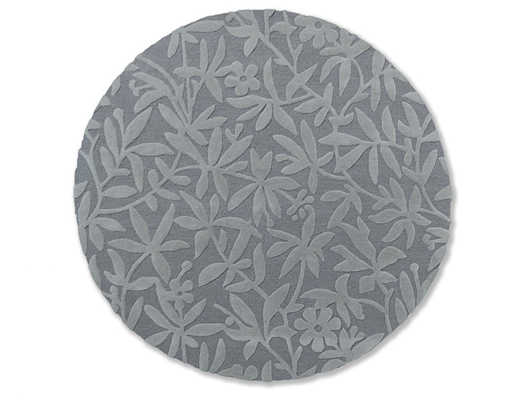 Laura Ashley Rugs - Cleavers Dark Steel Round