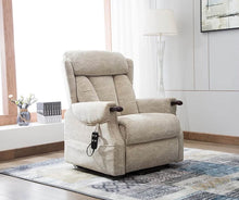 Load image into Gallery viewer, Denmark Riser/Recliner - Brushstroke Cream Fabric
